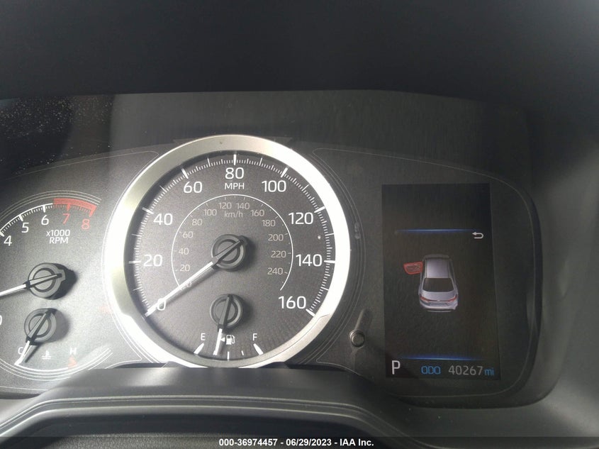 VIN JTDEPMAE9MJ165922 2021 TOYOTA COROLLA LE