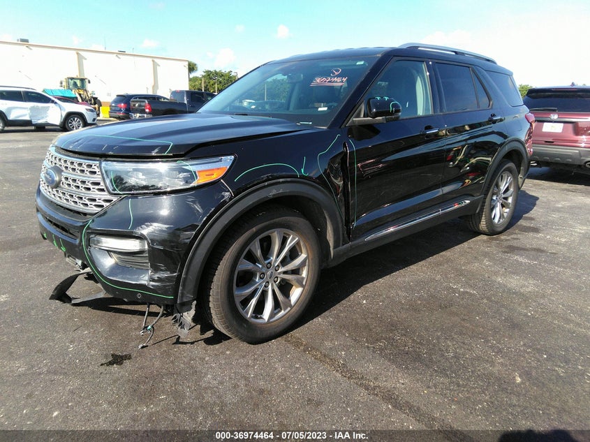VIN 1FMSK7FH2MGA84663 2021 FORD EXPLORER LIMITED