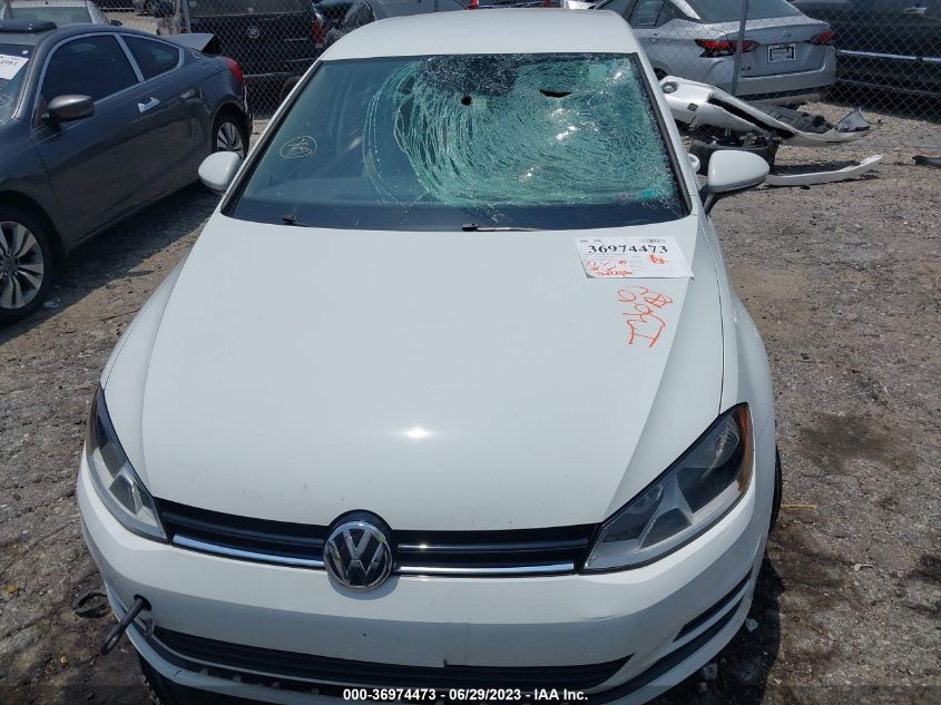 2017 VOLKSWAGEN GOLF S - 3VW217AU9HM034864