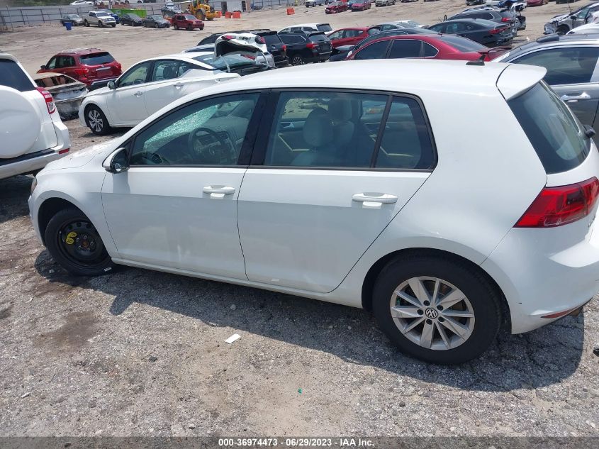 2017 VOLKSWAGEN GOLF S - 3VW217AU9HM034864