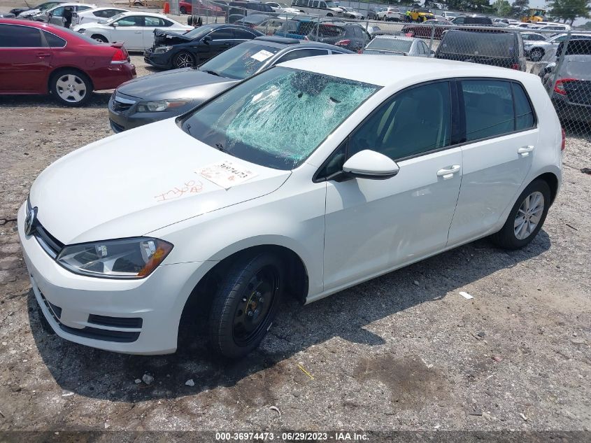 2017 VOLKSWAGEN GOLF S - 3VW217AU9HM034864