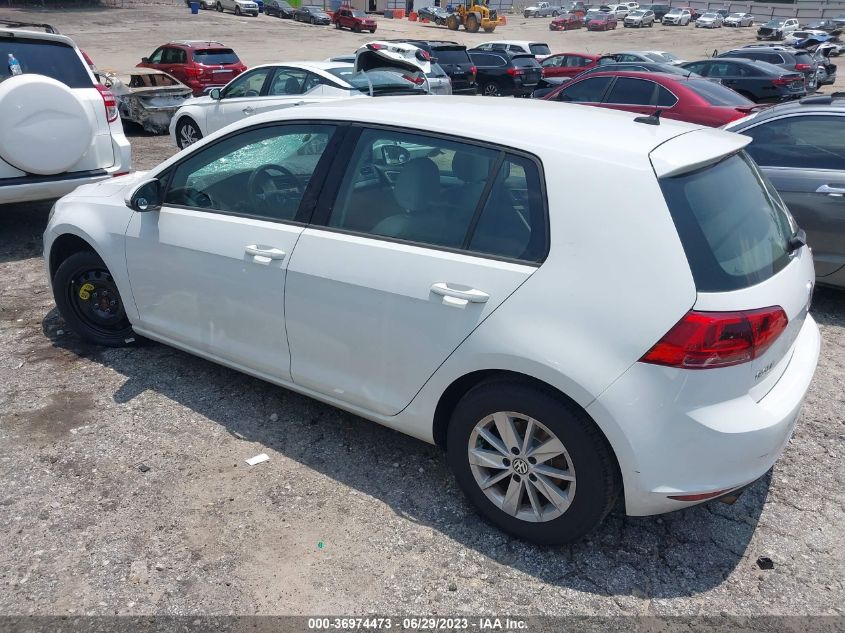 2017 VOLKSWAGEN GOLF S - 3VW217AU9HM034864