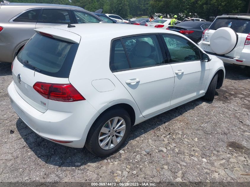 2017 VOLKSWAGEN GOLF S - 3VW217AU9HM034864