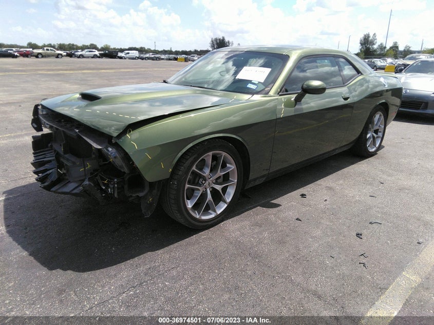 VIN 2C3CDZJG5NH159802 2022 DODGE CHALLENGER GT