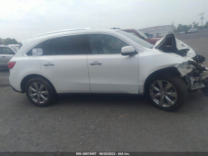 2015 ACURA MDX ADVANCE/ENTERTAINMENT PKG - 5FRYD4H81FB031324