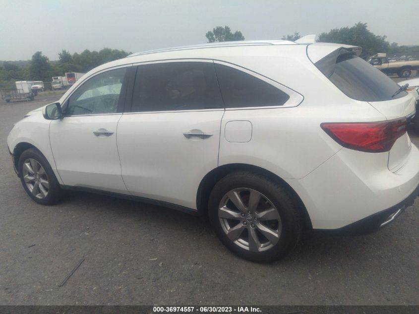 2015 ACURA MDX ADVANCE/ENTERTAINMENT PKG - 5FRYD4H81FB031324