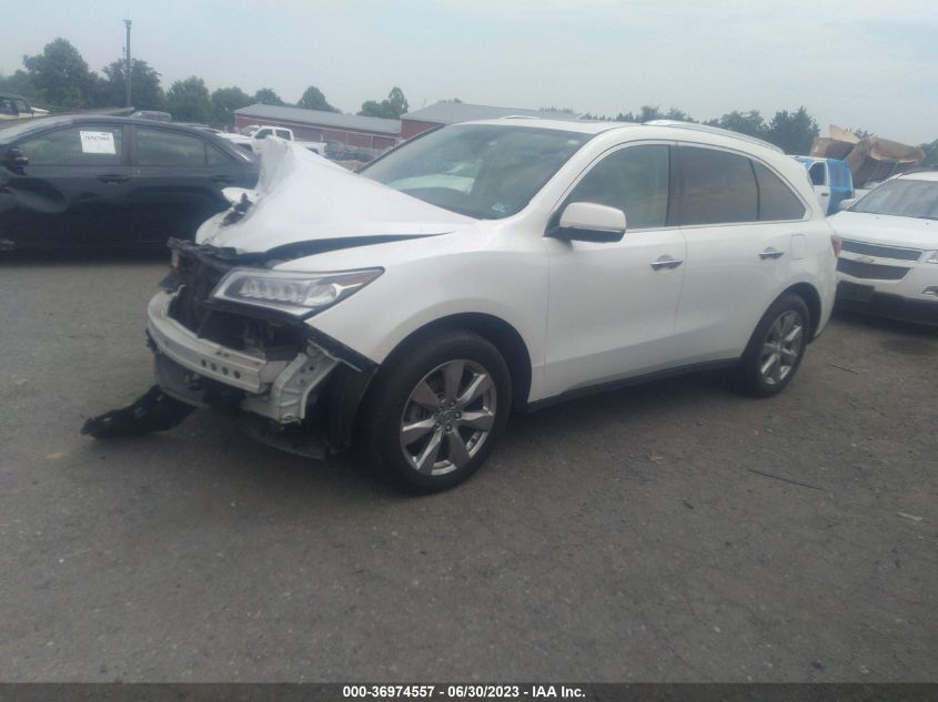 2015 ACURA MDX ADVANCE/ENTERTAINMENT PKG - 5FRYD4H81FB031324
