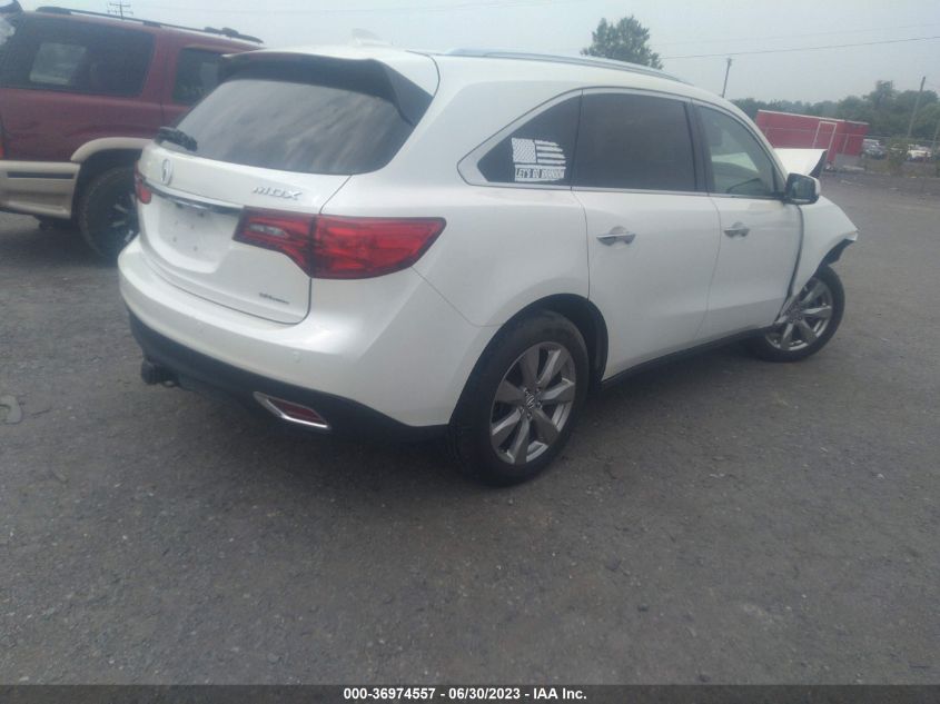 2015 ACURA MDX ADVANCE/ENTERTAINMENT PKG - 5FRYD4H81FB031324