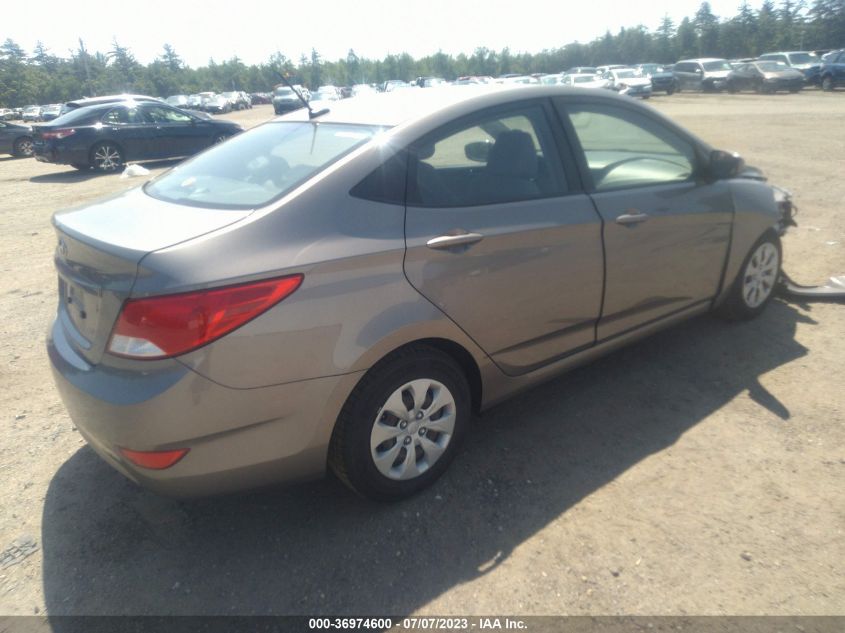 2017 HYUNDAI ACCENT SE - KMHCT4AE9HU378985