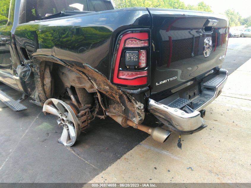 2019 RAM 1500 LIMITED - 1C6SRFHT1KN609420