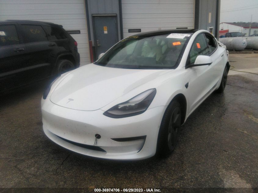 2022 TESLA MODEL 3 LONG RANGE - 5YJ3E1EB9NF134836