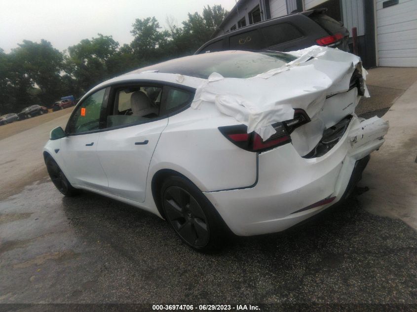 2022 TESLA MODEL 3 LONG RANGE - 5YJ3E1EB9NF134836