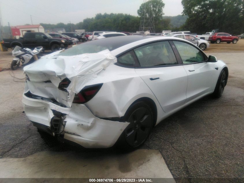 2022 TESLA MODEL 3 LONG RANGE - 5YJ3E1EB9NF134836