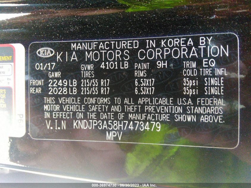 2017 KIA SOUL + - KNDJP3A58H7473479