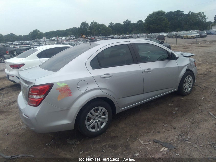 VIN 1G1JB5SB9L4105684 2020 CHEVROLET SONIC LS