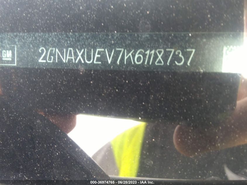 2019 CHEVROLET EQUINOX LT - 2GNAXUEV7K6118737