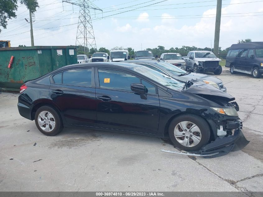 2014 HONDA CIVIC SEDAN LX - 2HGFB2F50EH558891