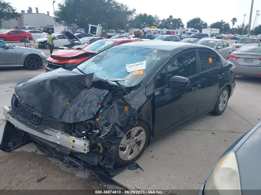 2014 HONDA CIVIC SEDAN LX - 2HGFB2F50EH558891