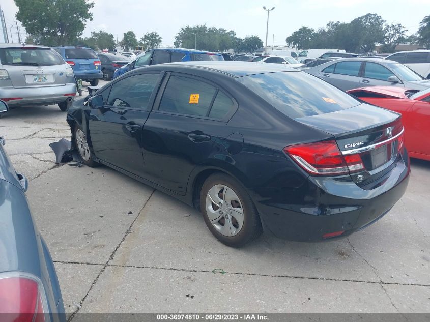 2014 HONDA CIVIC SEDAN LX - 2HGFB2F50EH558891