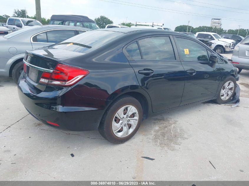 2014 HONDA CIVIC SEDAN LX - 2HGFB2F50EH558891