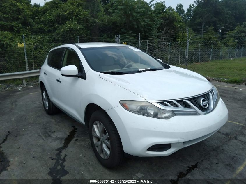 2013 NISSAN MURANO S - JN8AZ1MU2DW209826