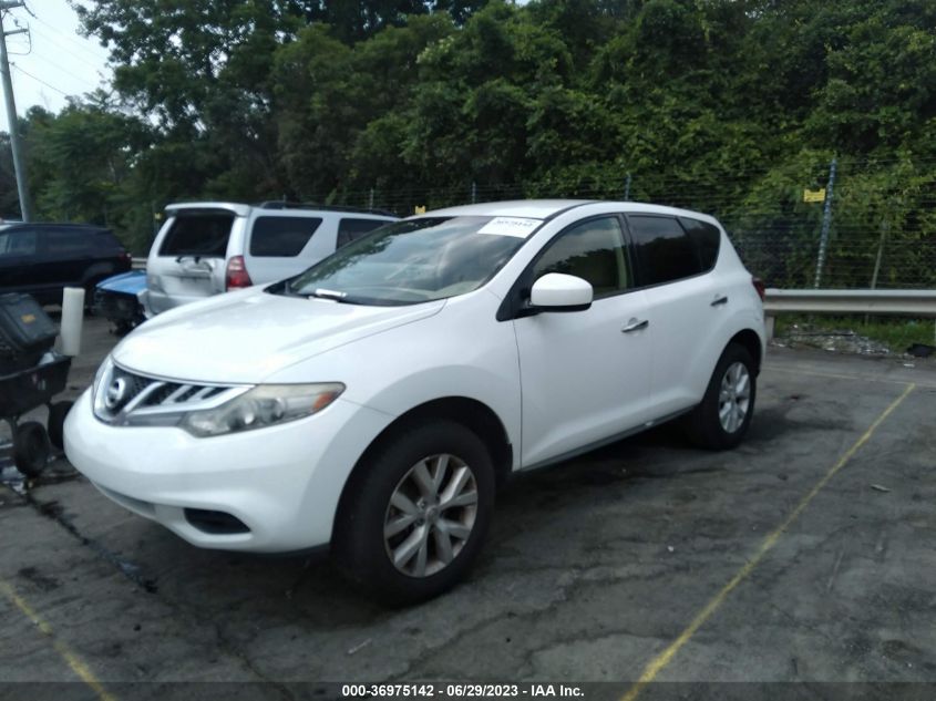 2013 NISSAN MURANO S - JN8AZ1MU2DW209826