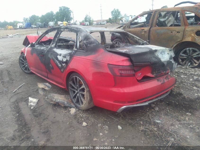2019 AUDI S4 PREMIUM PLUS - WAUB4AF49KA088540