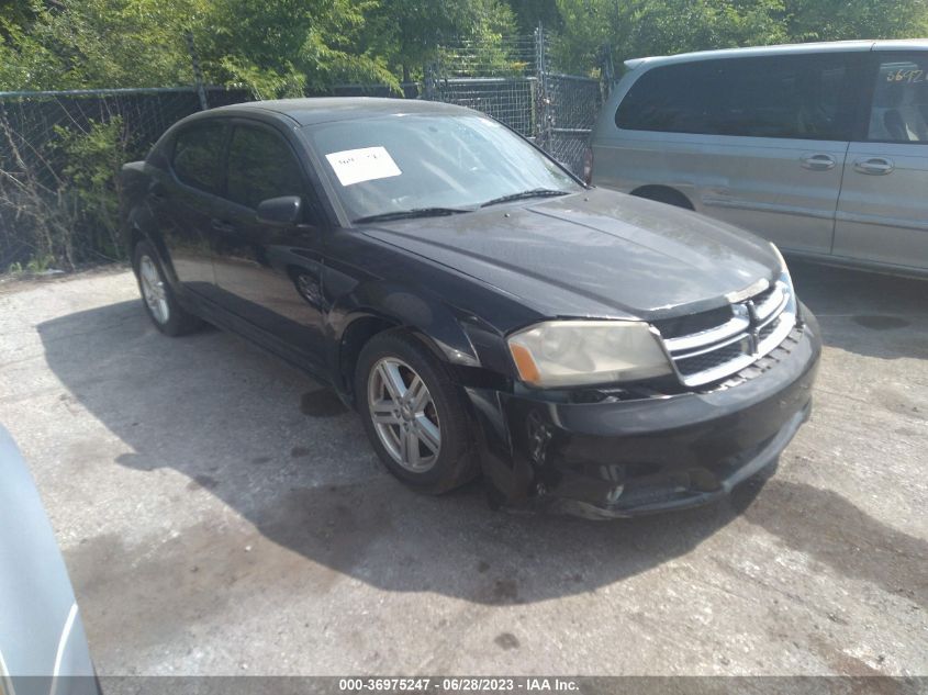 2013 DODGE AVENGER SXT - 1C3CDZCGXDN663894