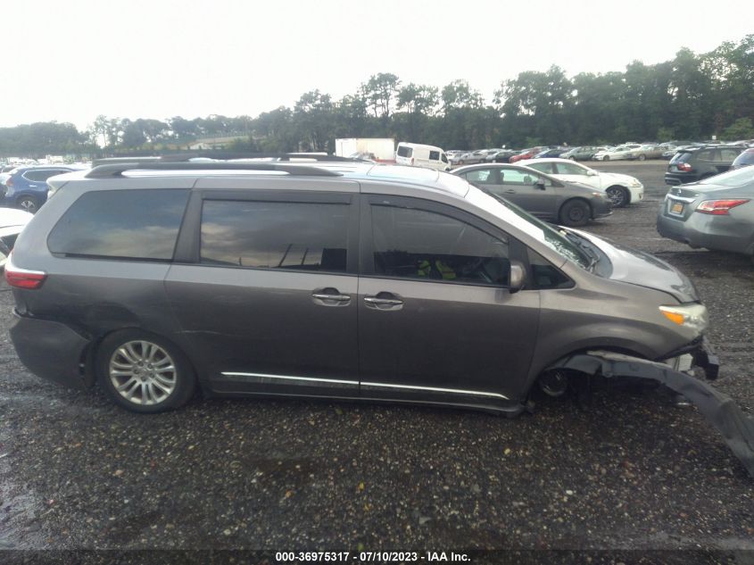 2015 TOYOTA SIENNA XLE/XLE AAS/LTD - 5TDYK3DC2FS614833