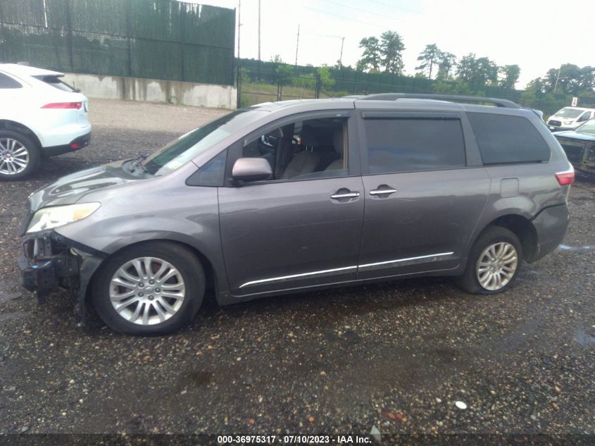 2015 TOYOTA SIENNA XLE/XLE AAS/LTD - 5TDYK3DC2FS614833