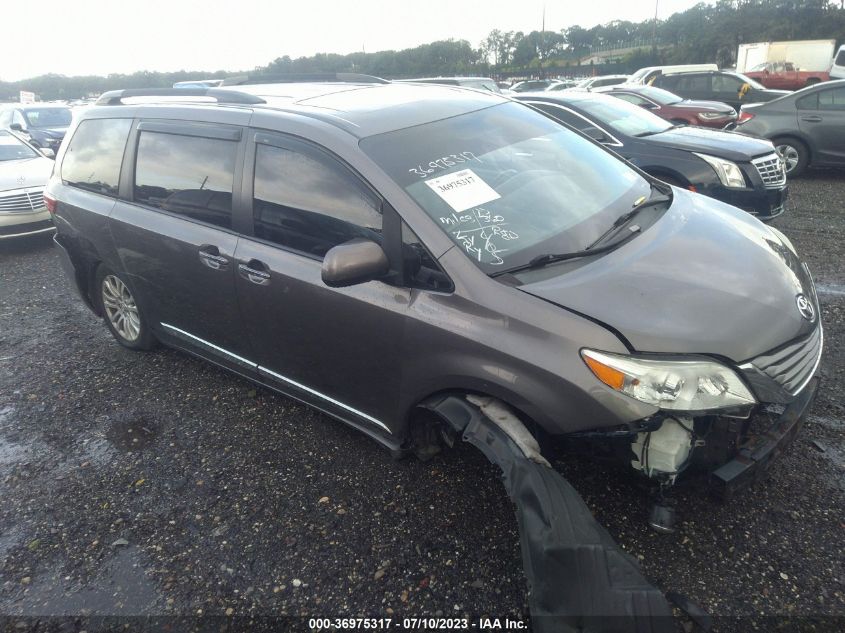 2015 TOYOTA SIENNA XLE/XLE AAS/LTD - 5TDYK3DC2FS614833