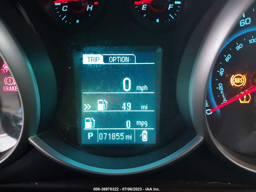 2015 CHEVROLET CRUZE LT - 1G1PC5SB5F7111024
