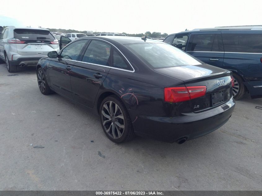 2013 AUDI A6 3.0T PREMIUM PLUS - WAUGGAFCXDN018058