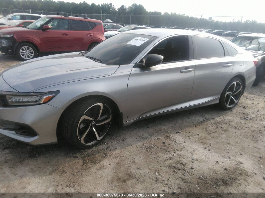 2021 HONDA ACCORD SEDAN SPORT - 1HGCV1F32MA008673