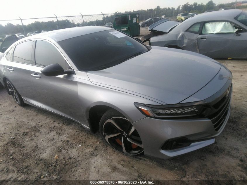 2021 HONDA ACCORD SEDAN SPORT - 1HGCV1F32MA008673