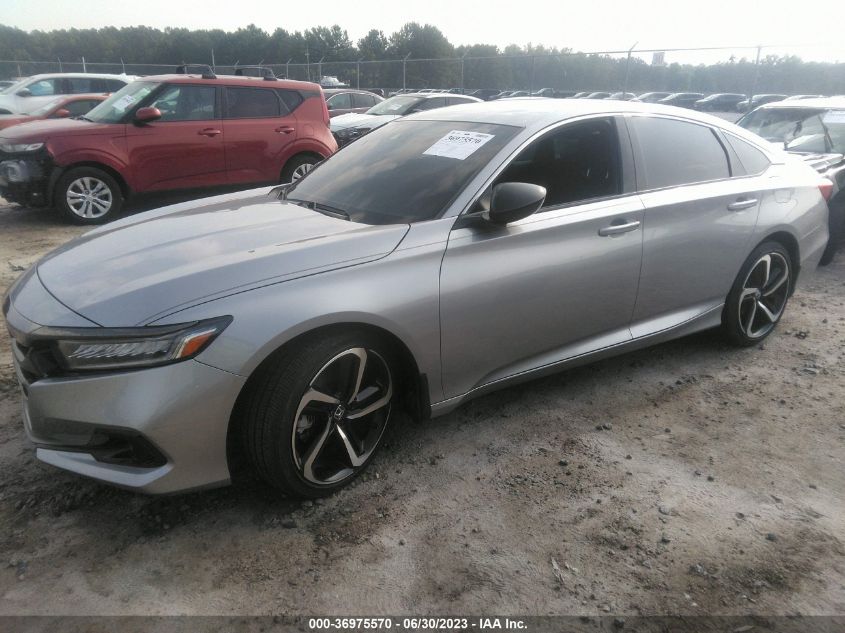 2021 HONDA ACCORD SEDAN SPORT - 1HGCV1F32MA008673