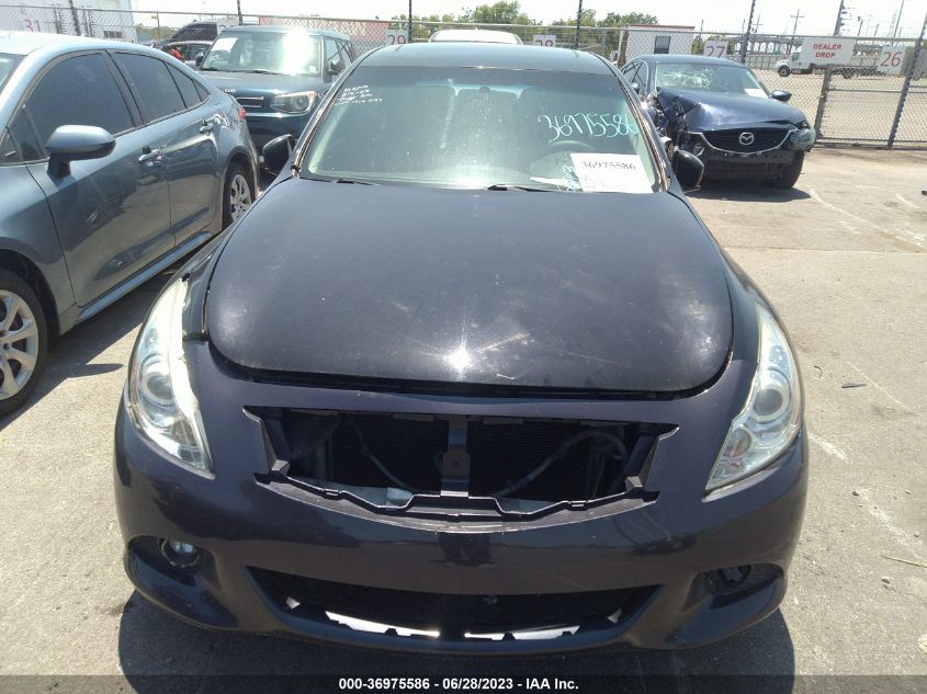 2013 INFINITI G37 SEDAN JOURNEY JN1CV6AP6DM716299