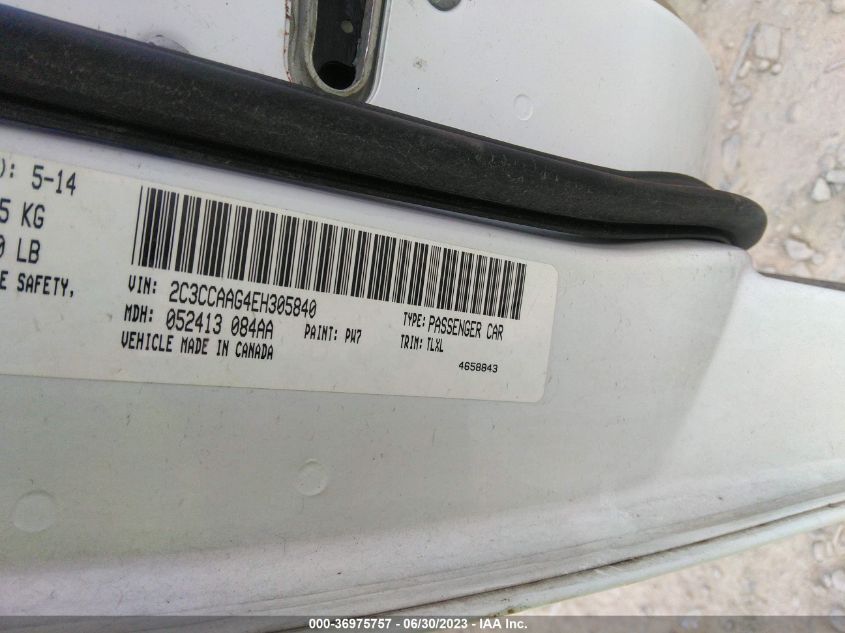 2014 CHRYSLER 300 - 2C3CCAAG4EH305840