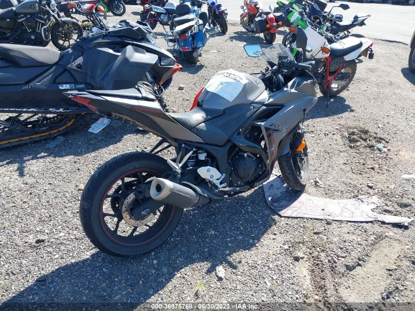 2016 YAMAHA YZFR3 MH3RH06Y2GK011191