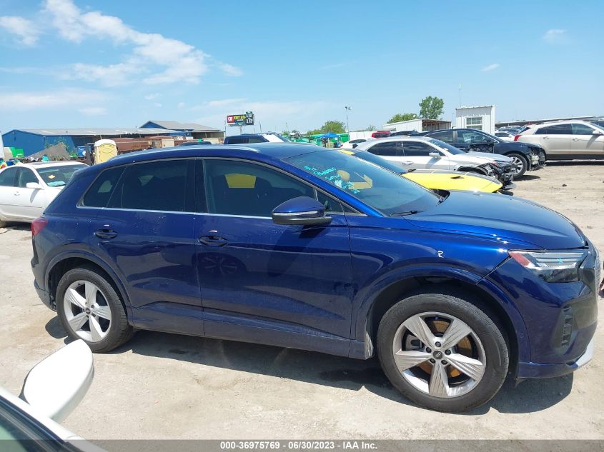 2022 AUDI Q4 E-TRON PRESTIGE WA1J2BFZ1NP054528