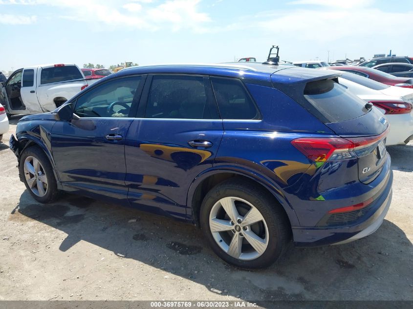 2022 AUDI Q4 E-TRON PRESTIGE WA1J2BFZ1NP054528