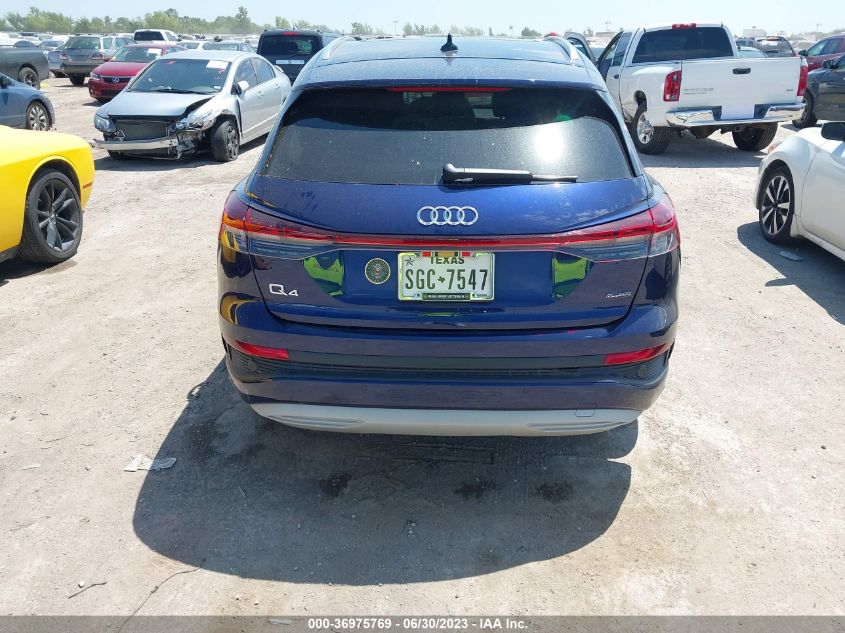 2022 AUDI Q4 E-TRON PRESTIGE WA1J2BFZ1NP054528