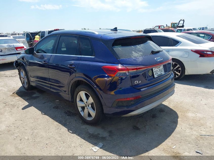 2022 AUDI Q4 E-TRON PRESTIGE WA1J2BFZ1NP054528