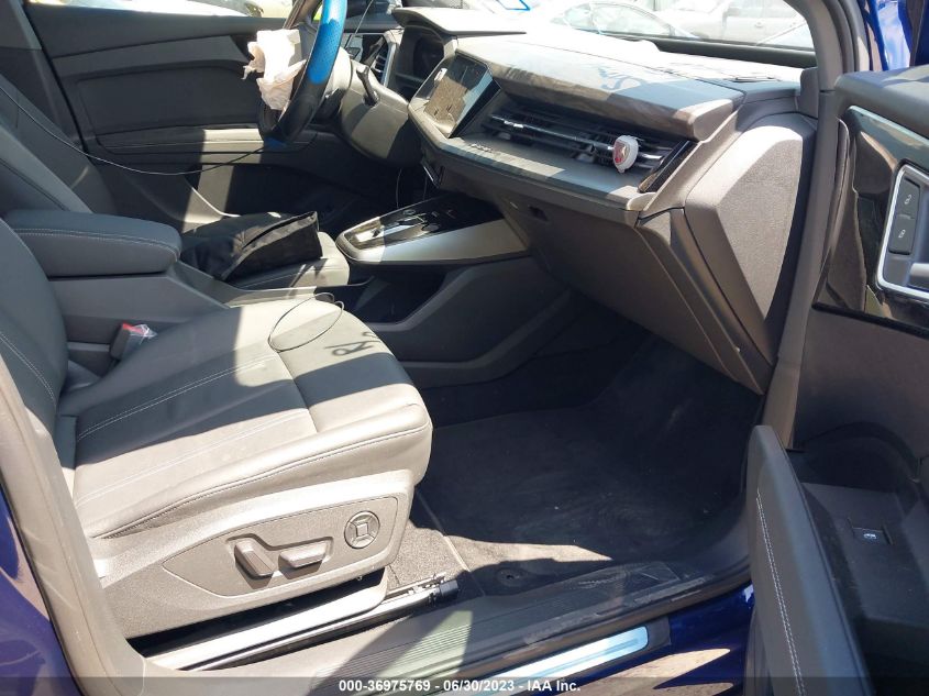 2022 AUDI Q4 E-TRON PRESTIGE WA1J2BFZ1NP054528