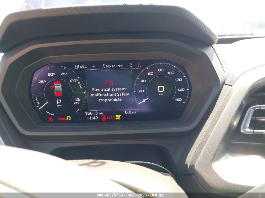 2022 AUDI Q4 E-TRON PRESTIGE WA1J2BFZ1NP054528