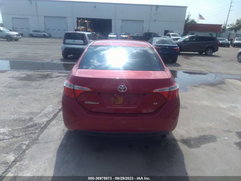 2016 TOYOTA COROLLA L/LE/S/S PLUS/LE PLUS - 2T1BURHE6GC548568