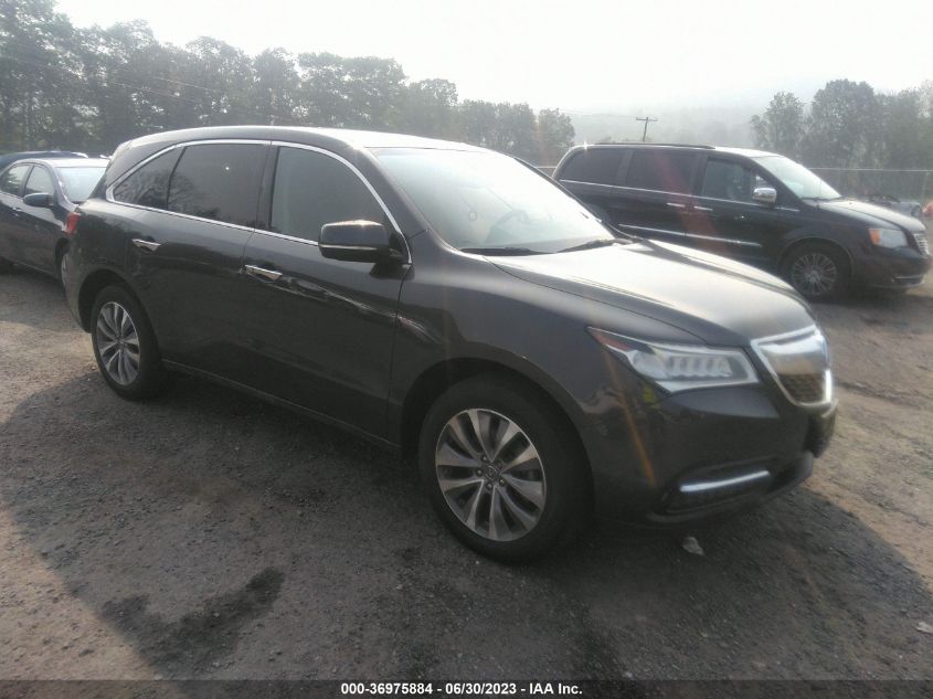 2014 ACURA MDX TECH PKG - 5FRYD4H48EB027945