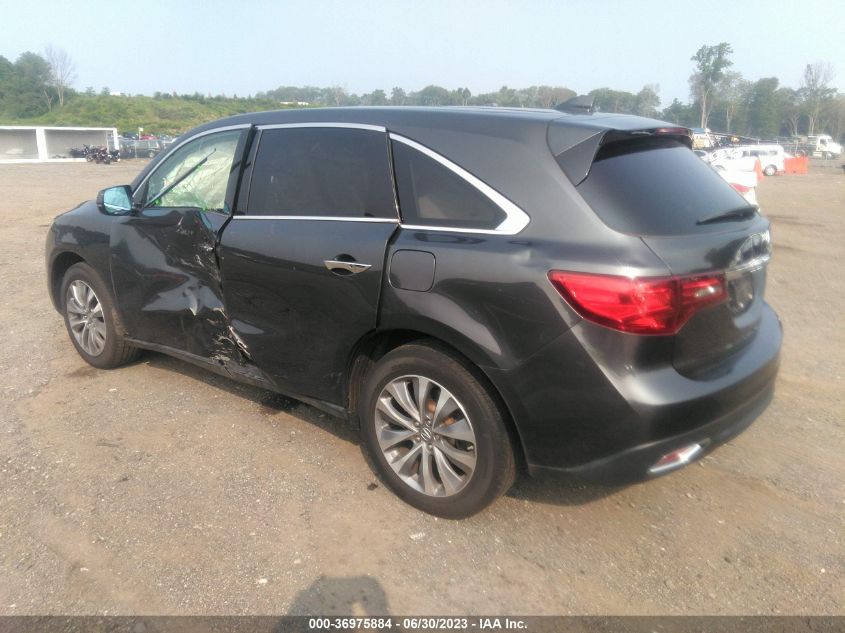 2014 ACURA MDX TECH PKG - 5FRYD4H48EB027945