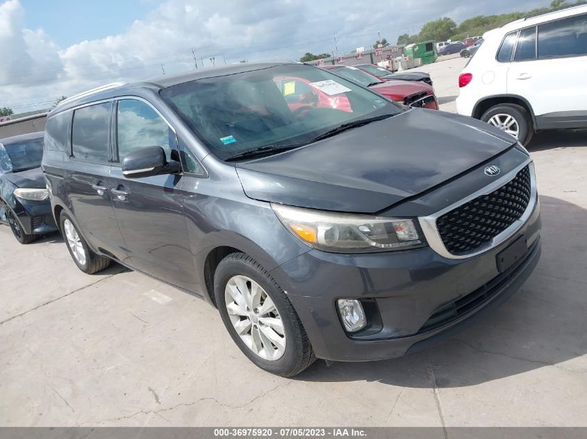 2015 KIA SEDONA EX - KNDMC5C14F6043269
