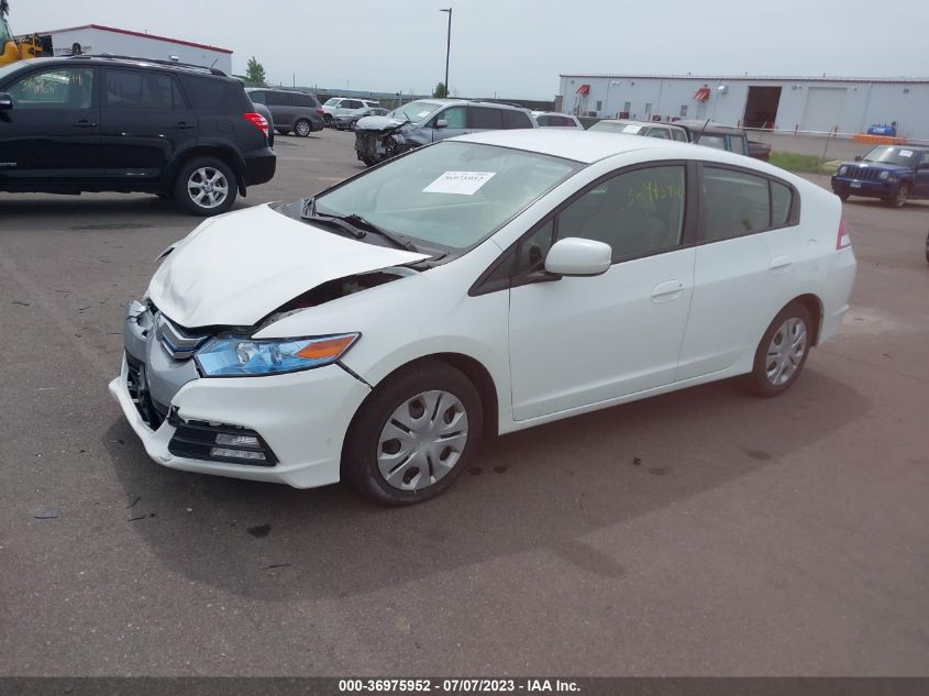 2014 HONDA INSIGHT - JHMZE2H35ES003165